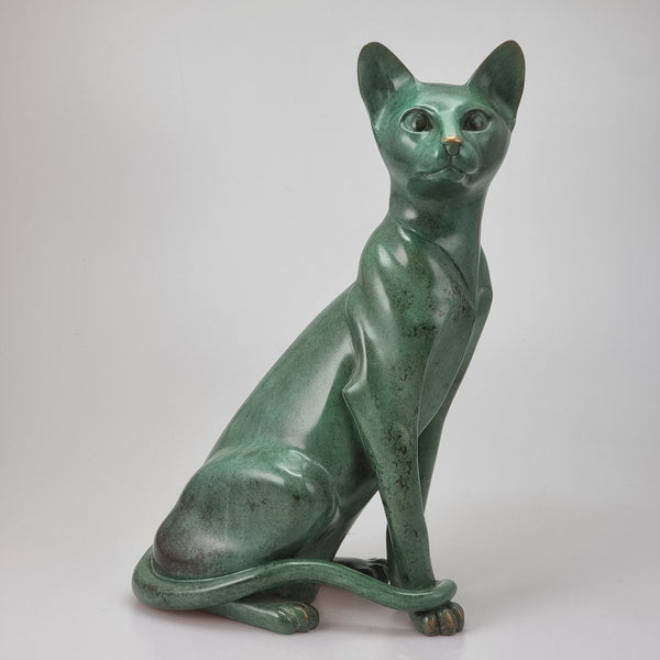 David Burnham Smith bronze pangolin Cat