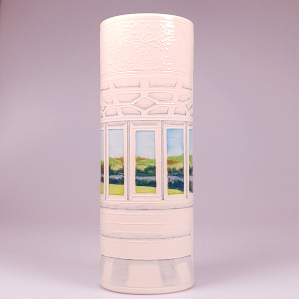Lockdown at Blackwell vase designed by Sally Tuffin for the Dennis Chinaworks White room