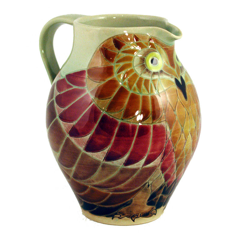 Dennis Chinaworks Owl Early Jug 6" - uk-art-pottery-test-site