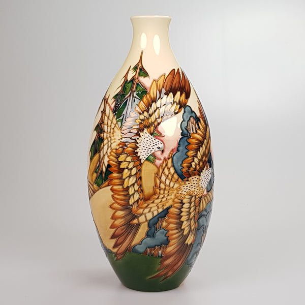 Moorcroft Red Kites limited edition vase - uk-art-pottery-test-site