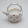 Swan teapot after William Morris. Height 6.5"
