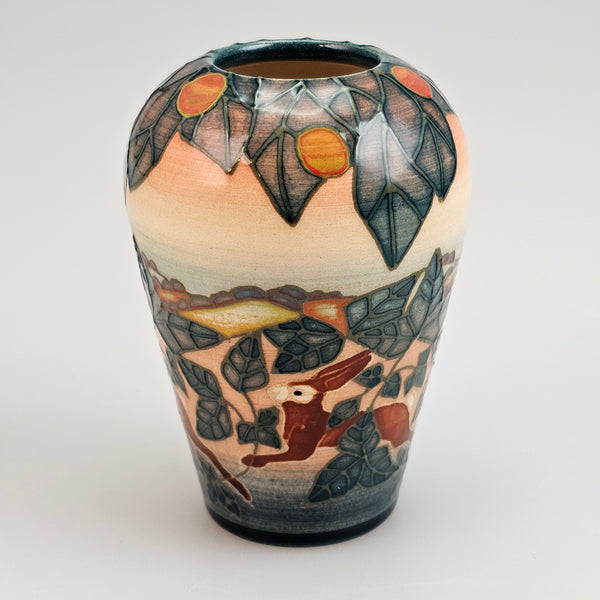 Dennis Chinaworks Hare Ovoid 3.5" designed by Sally Tuffin.