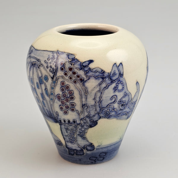 Dennis Chinaworks Rhino After Durer Ovoid 3.5"