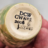 Dennis Chinaworks Lily on White Ovoid 3.5"