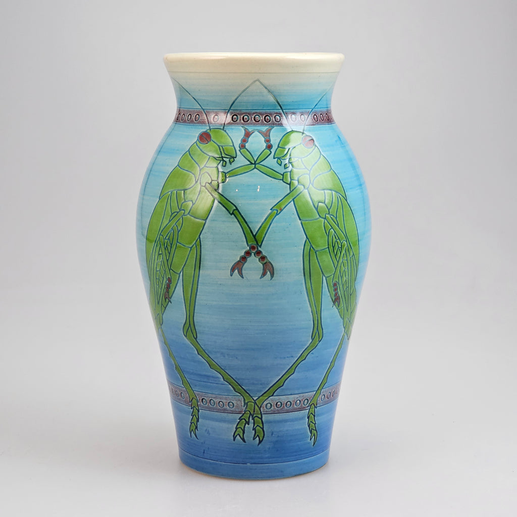 Cricket 8" baluster vase By Sally Tuffin for the Dennis Chinaworks