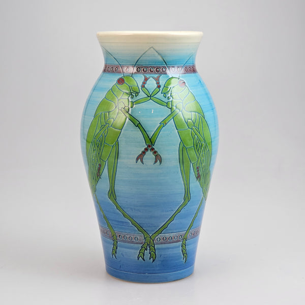 Cricket 8" baluster vase By Sally Tuffin for the Dennis Chinaworks
