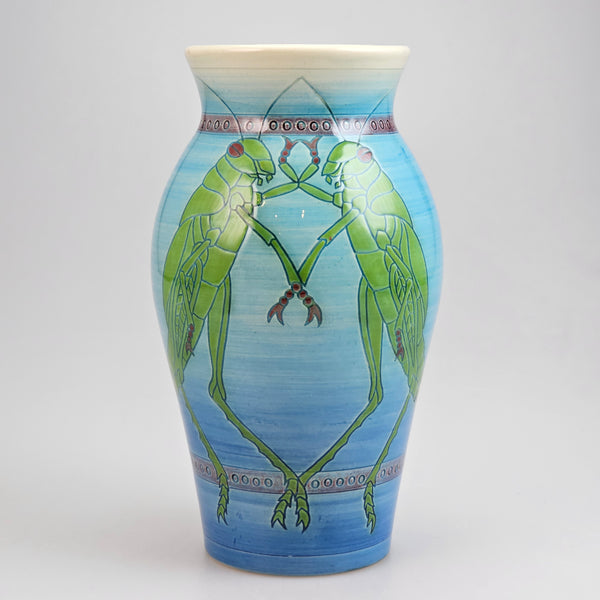 Cricket 8" baluster vase By Sally Tuffin for the Dennis Chinaworks