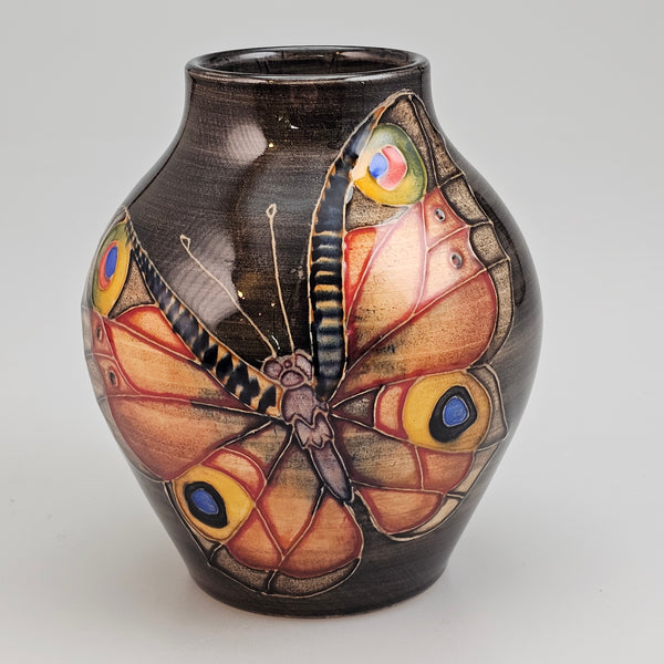 Butterfly small 5" baluster vase designed by Sally Tuffin for the Dennis Chinaworks