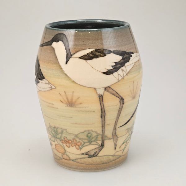 Limited Edition Avocet vase designed by Sally Tuffin for the Dennis Chinaworks