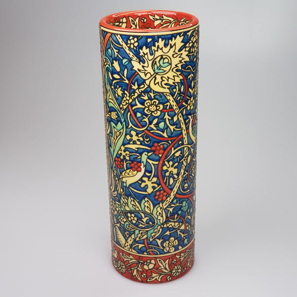 Sally Tuffin designed Morris Carpet 12" spill vase edition of 20 - uk-art-pottery-test-site