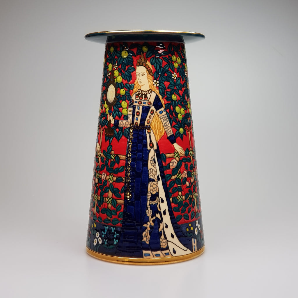 Sally tuffin designed Cluny vase 12". Edition of 5 - uk-art-pottery-test-site