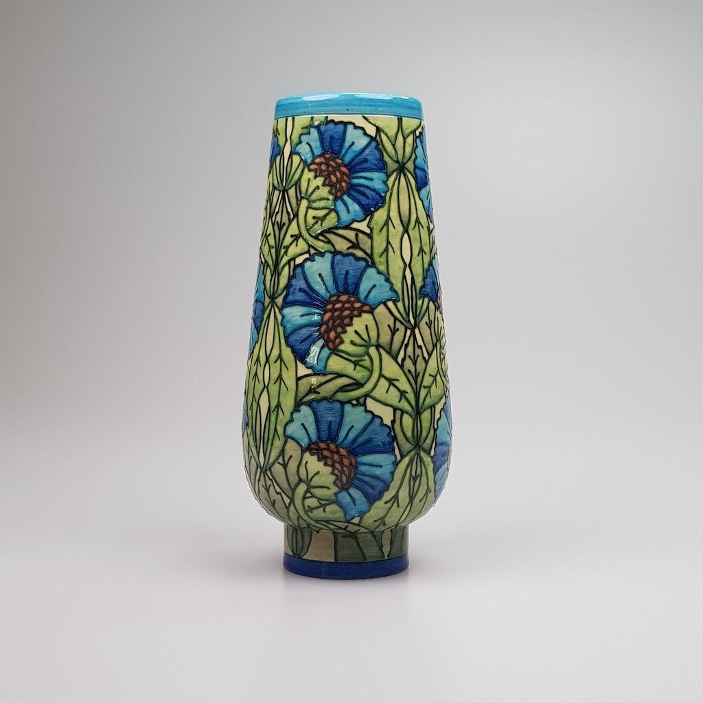 De Morgan 8" bud vase designed by Sally Tuffin for the Dennis Chinaworks - uk-art-pottery-test-site