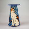 Dennis Chinaworks Cat Black and Ginger Conical 5" - uk-art-pottery-test-site