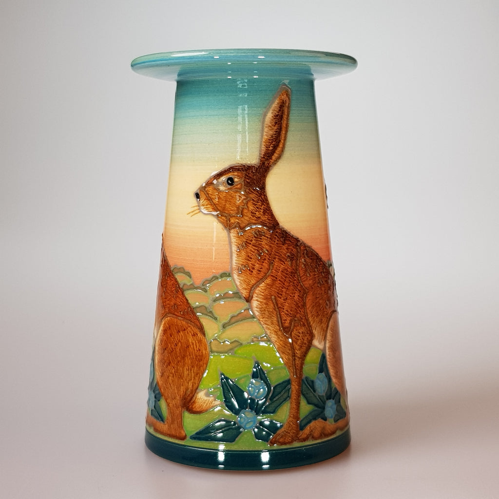 Dennis Chinaworks Hare Vase - uk-art-pottery-test-site