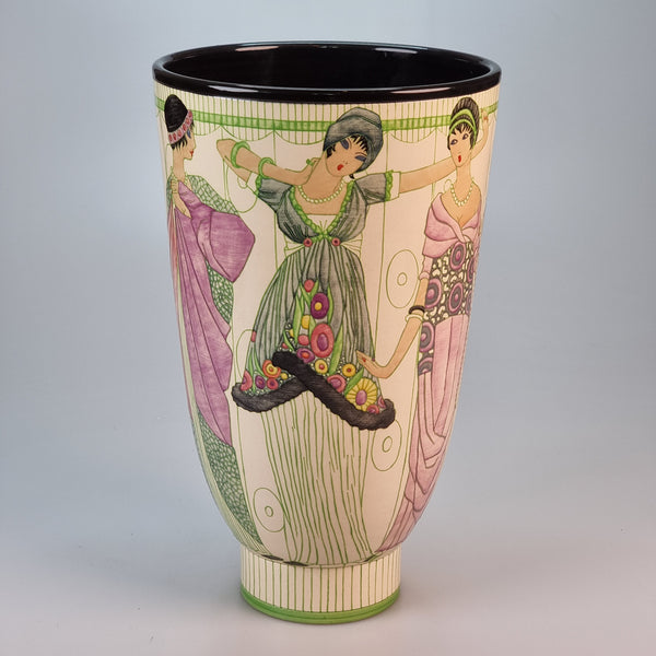 Paul Poiret unique vase after Georges Lepape Designed by Sally Tuffin for Bonhams