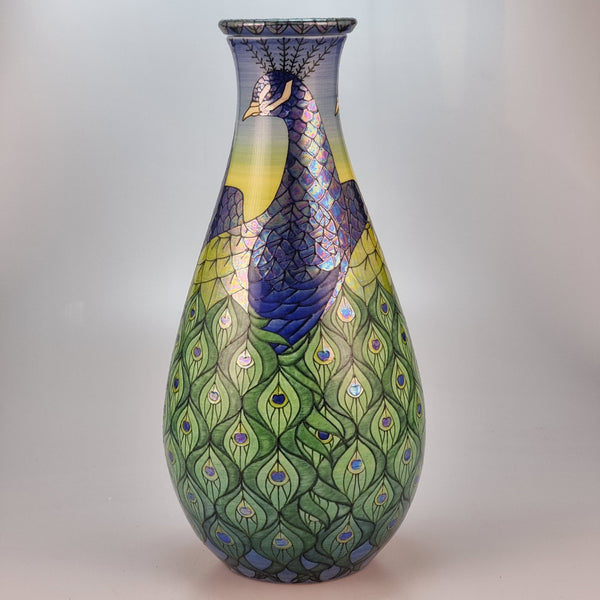 Lustre Peacock vase designed by Sally Tuffin for the Dennis Chinaworks 1/1