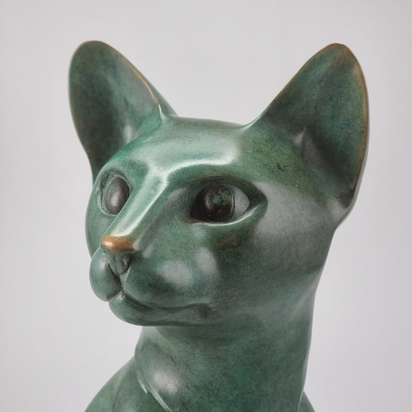 David Burnham Smith bronze pangolin Cat