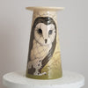 Dennis Chinaworks Owl vase - uk-art-pottery-test-site