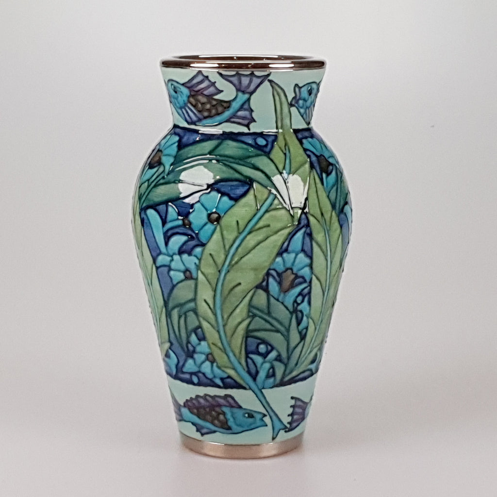 Dennis Chinaworks De morgan Standard Baluster 8" with silver rim.