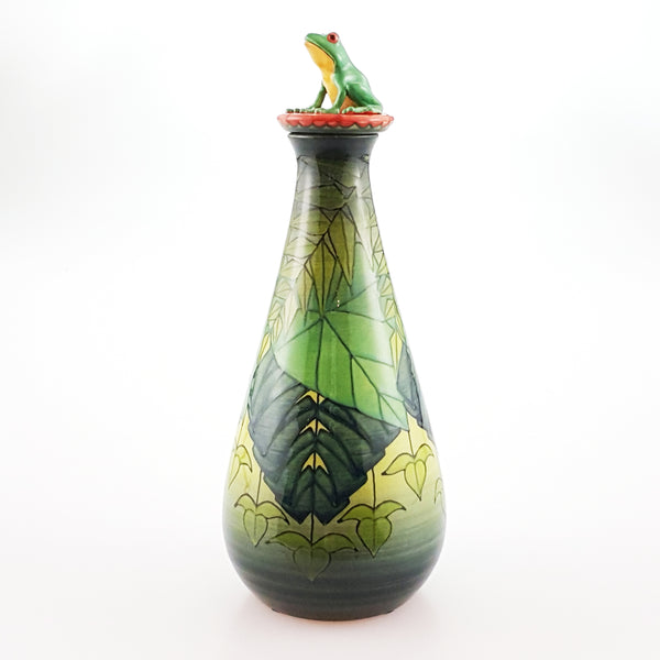 Dennis Chinaworks Frog Tree Flask 8.5"