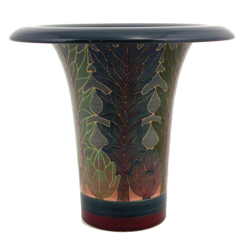 Dennis Chinaworks Artichoke on Green Egyptian 7.5" - uk-art-pottery-test-site