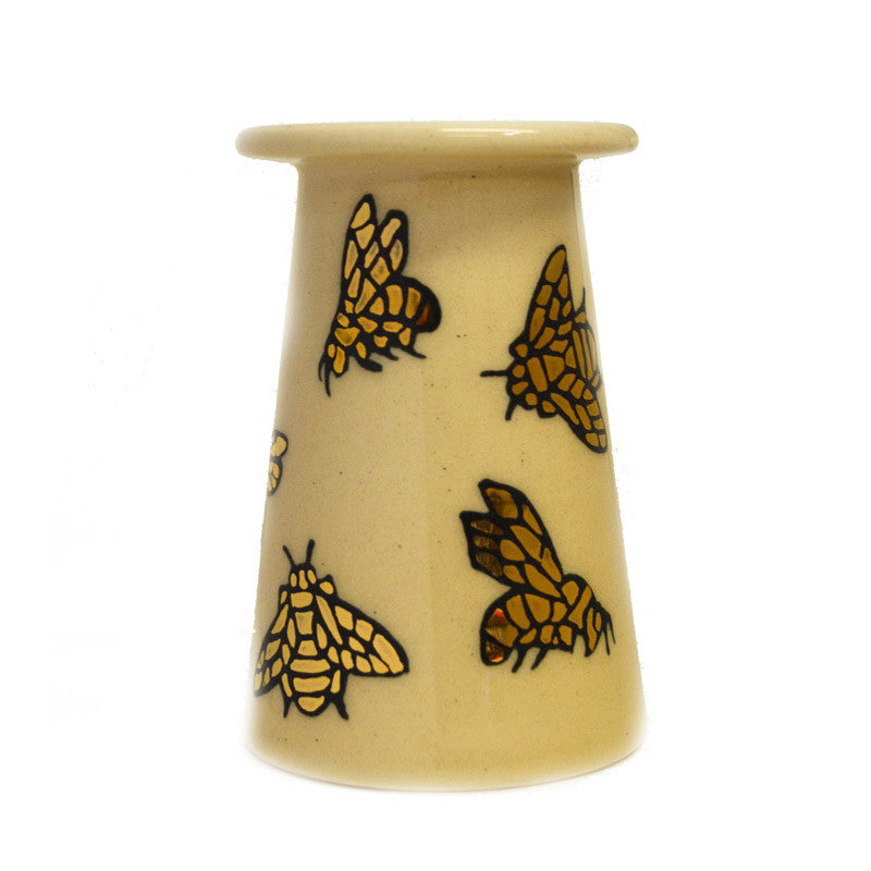 Dennis Chinaworks Bee Lustre Conical 3" - uk-art-pottery-test-site