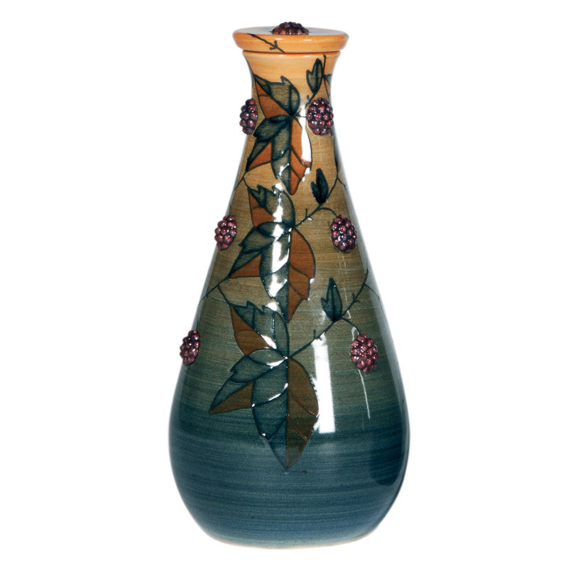 Dennis Chinaworks Blackberry Standard Flask 8.5" - uk-art-pottery-test-site