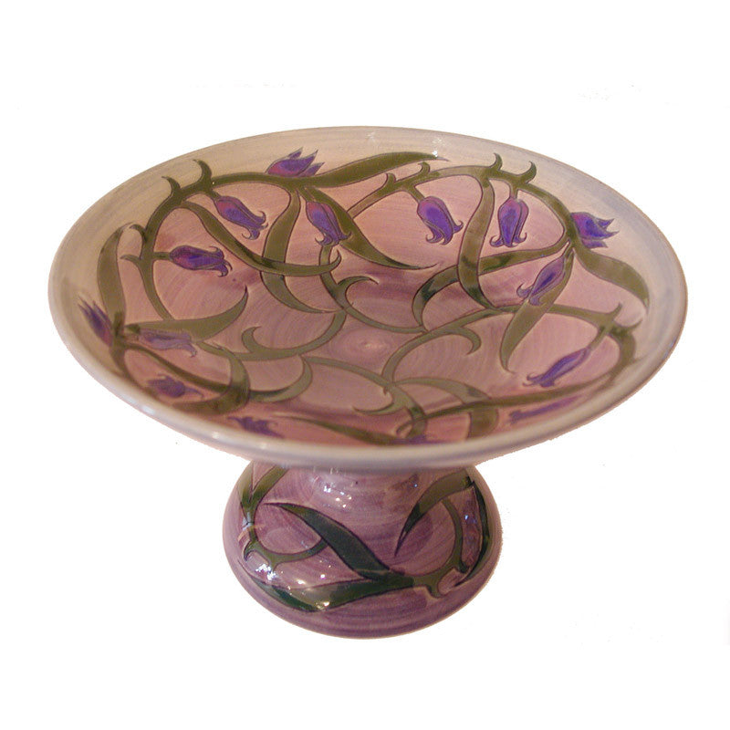 Dennis Chinaworks Bluebell on Blue Tazza 5" - uk-art-pottery-test-site