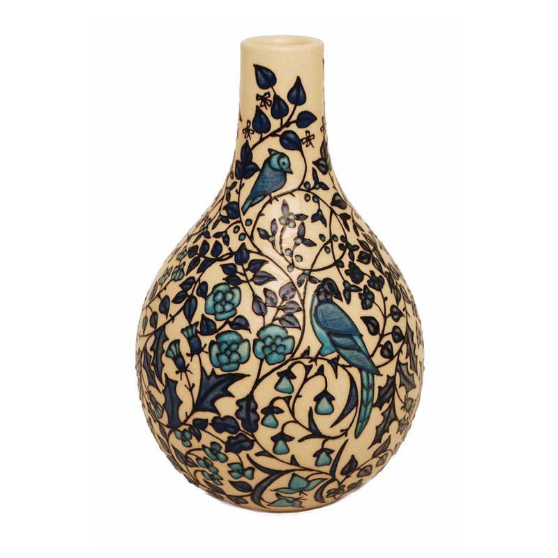Dennis Chinaworks Bluebird Standard Bottle 8" - uk-art-pottery-test-site