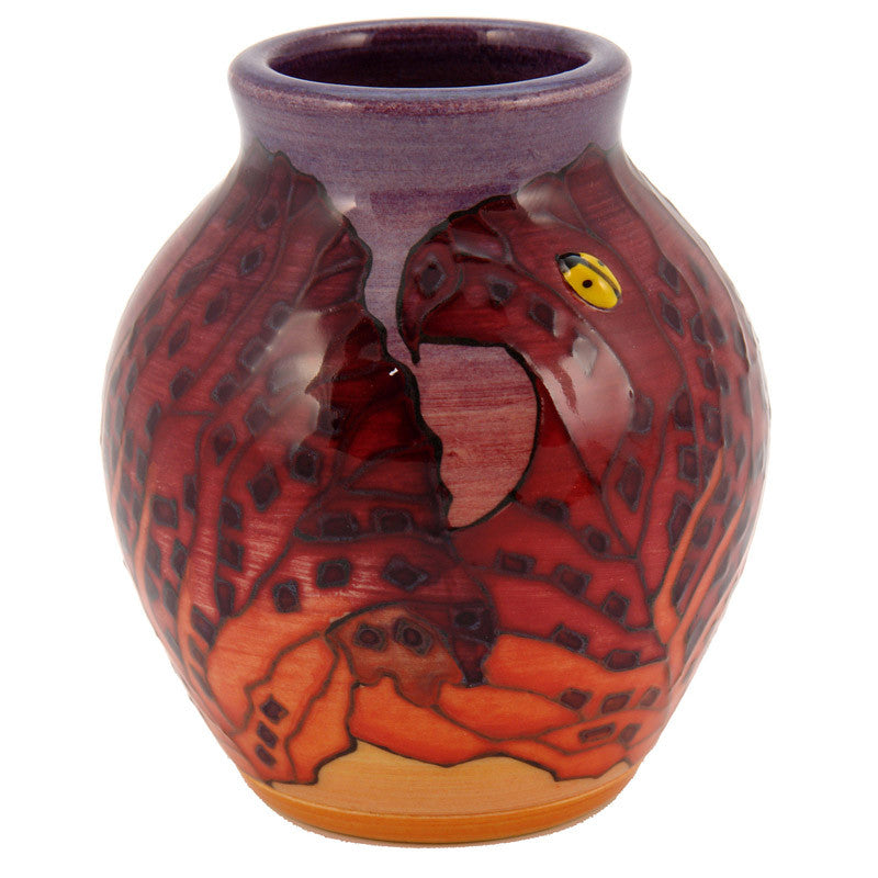 Dennis Chinaworks Cabbage on Red Mr T 3.25" - uk-art-pottery-test-site