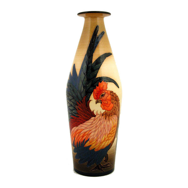 Dennis Chinaworks Cockerel Natural Bottle 13" - uk-art-pottery-test-site