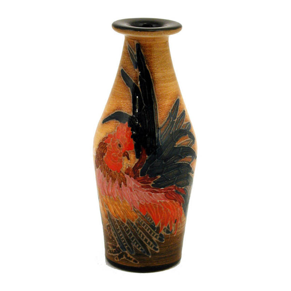 Dennis Chinaworks Cockerel Natural Bottle 4.75" - uk-art-pottery-test-site