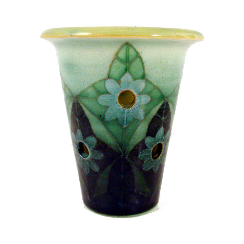 Dennis Chinaworks Daisy Gothic with Holes Flute 2.5" - uk-art-pottery-test-site