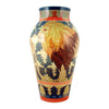 Dennis Chinaworks Dandy Lion on Green Baluster 14" - uk-art-pottery-test-site
