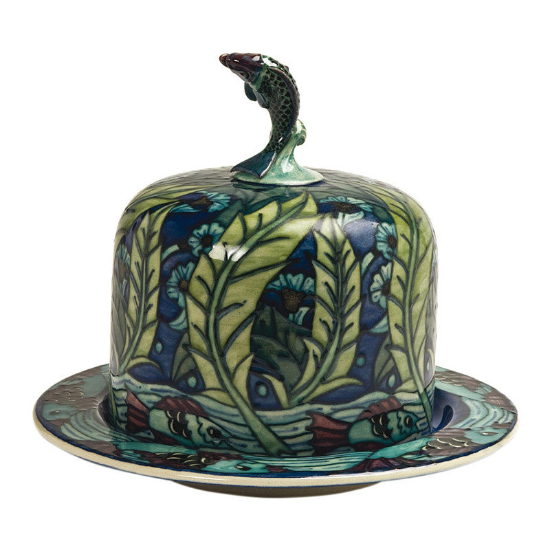 Dennis Chinaworks De morgan Standard Butter Dish 4" - uk-art-pottery-test-site
