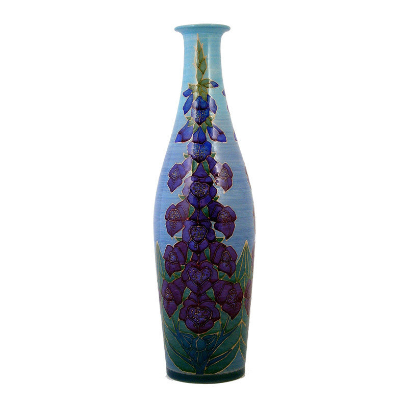 Dennis Chinaworks Foxglove Standard Bottle 13" - uk-art-pottery-test-site