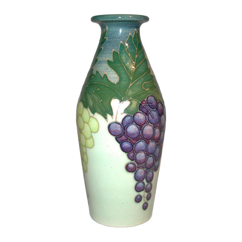 Dennis Chinaworks Grapes Collectors day Bottle 4.75" - uk-art-pottery-test-site