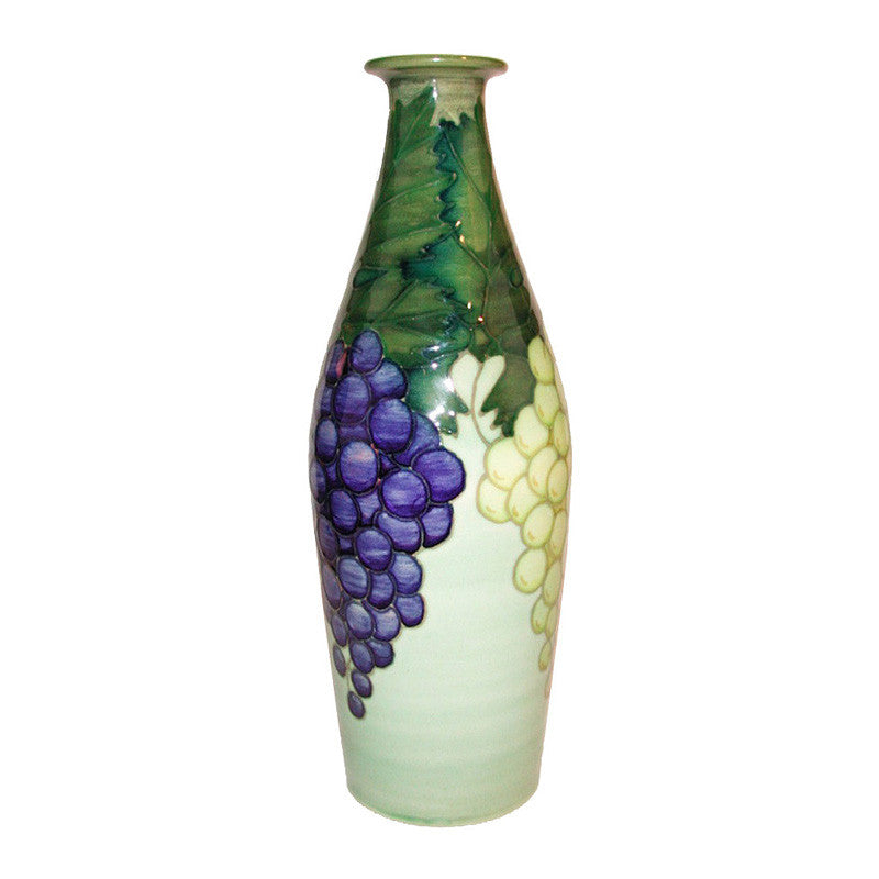 Dennis Chinaworks Grapes Collectors day Bottle 10" - uk-art-pottery-test-site
