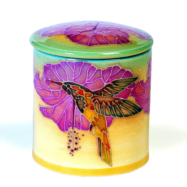Dennis Chinaworks Humming Birds Collect it Lidded Box 3.75" - uk-art-pottery-test-site