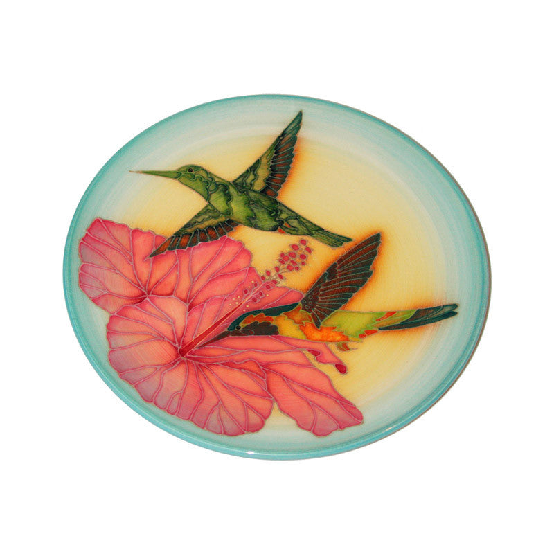 Dennis Chinaworks Humming Birds Collect it Plate 10" - uk-art-pottery-test-site