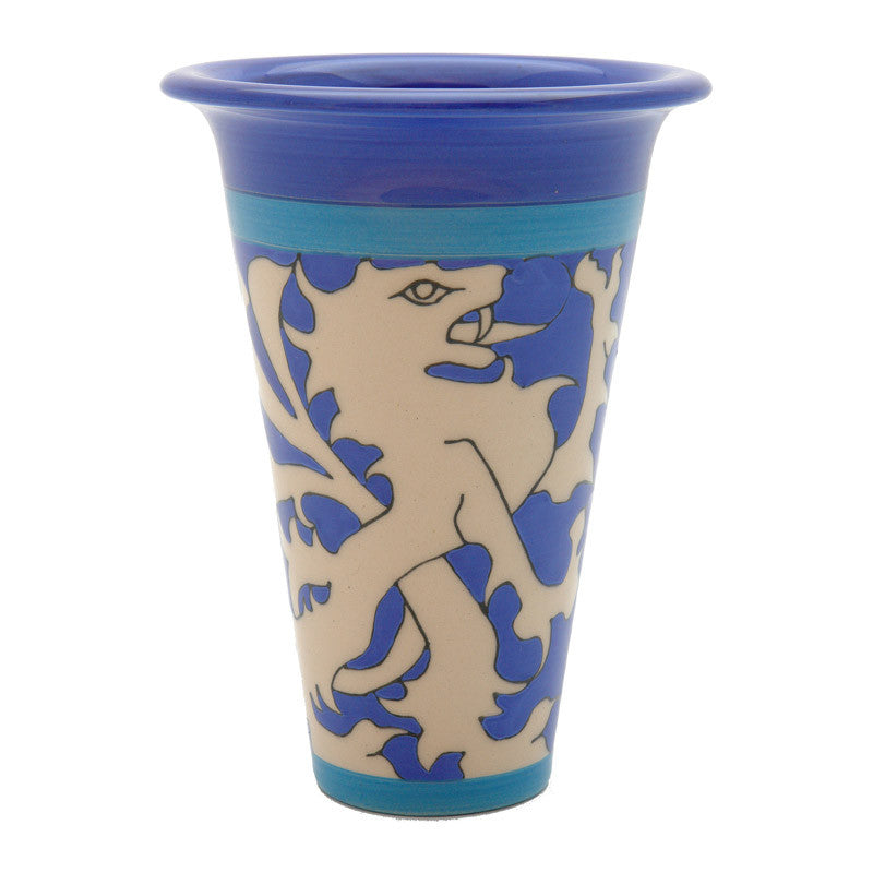 Dennis Chinaworks Lion Rampant Flute 5" - uk-art-pottery-test-site