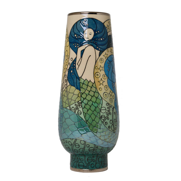 Dennis Chinaworks Mermaid Standard Bud 12" - uk-art-pottery-test-site