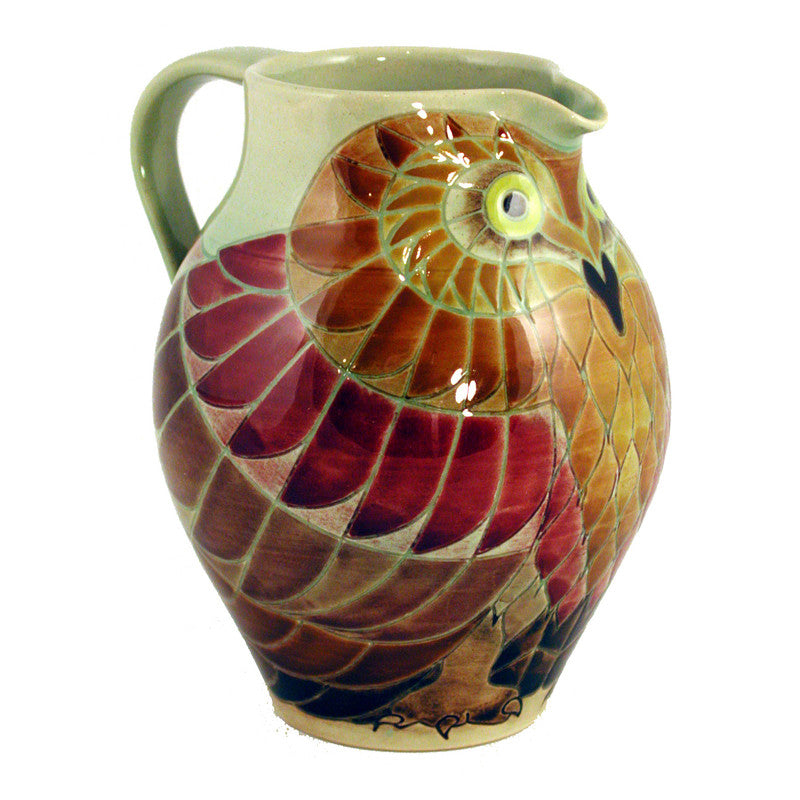 Dennis Chinaworks Owl Early Jug 6" - uk-art-pottery-test-site