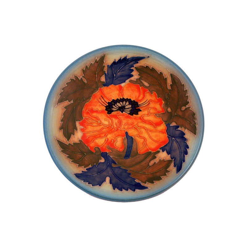 Dennis Chinaworks Poppy Red Roundel 6" - uk-art-pottery-test-site