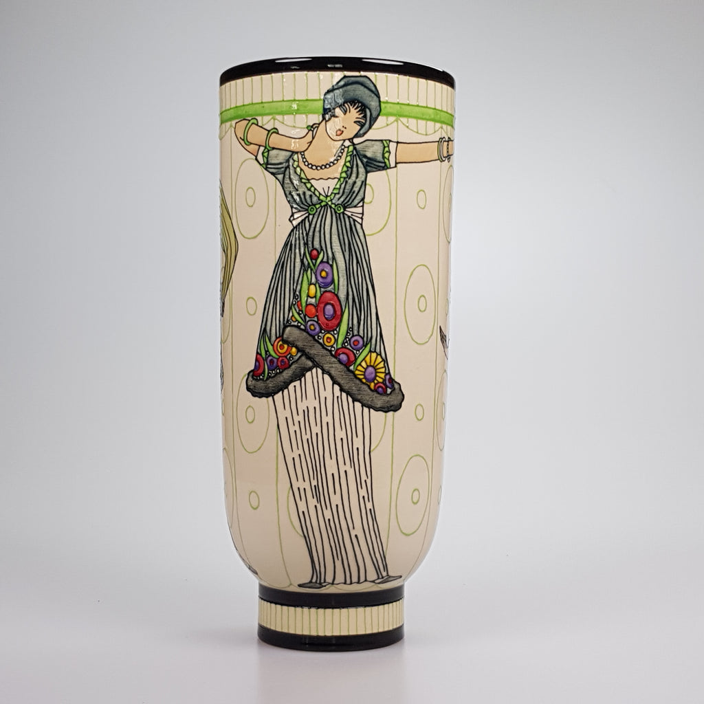 Dennis Chinaworks Fashion Paul Poiret Deco 13" - uk-art-pottery-test-site