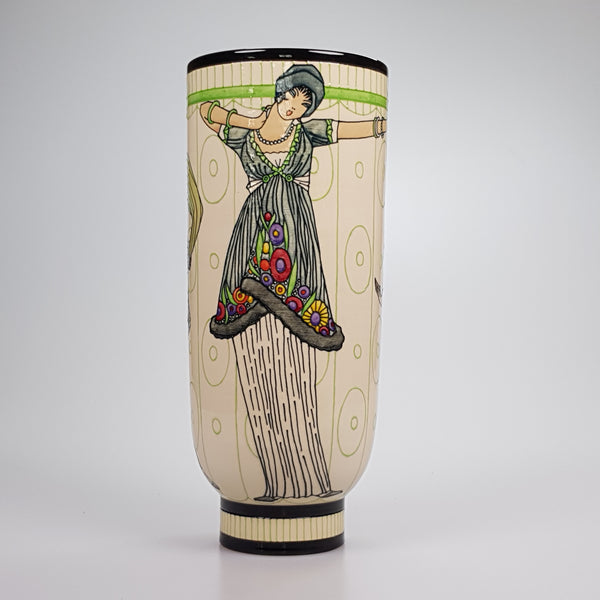 Dennis Chinaworks Fashion Paul Poiret Deco 13" - uk-art-pottery-test-site