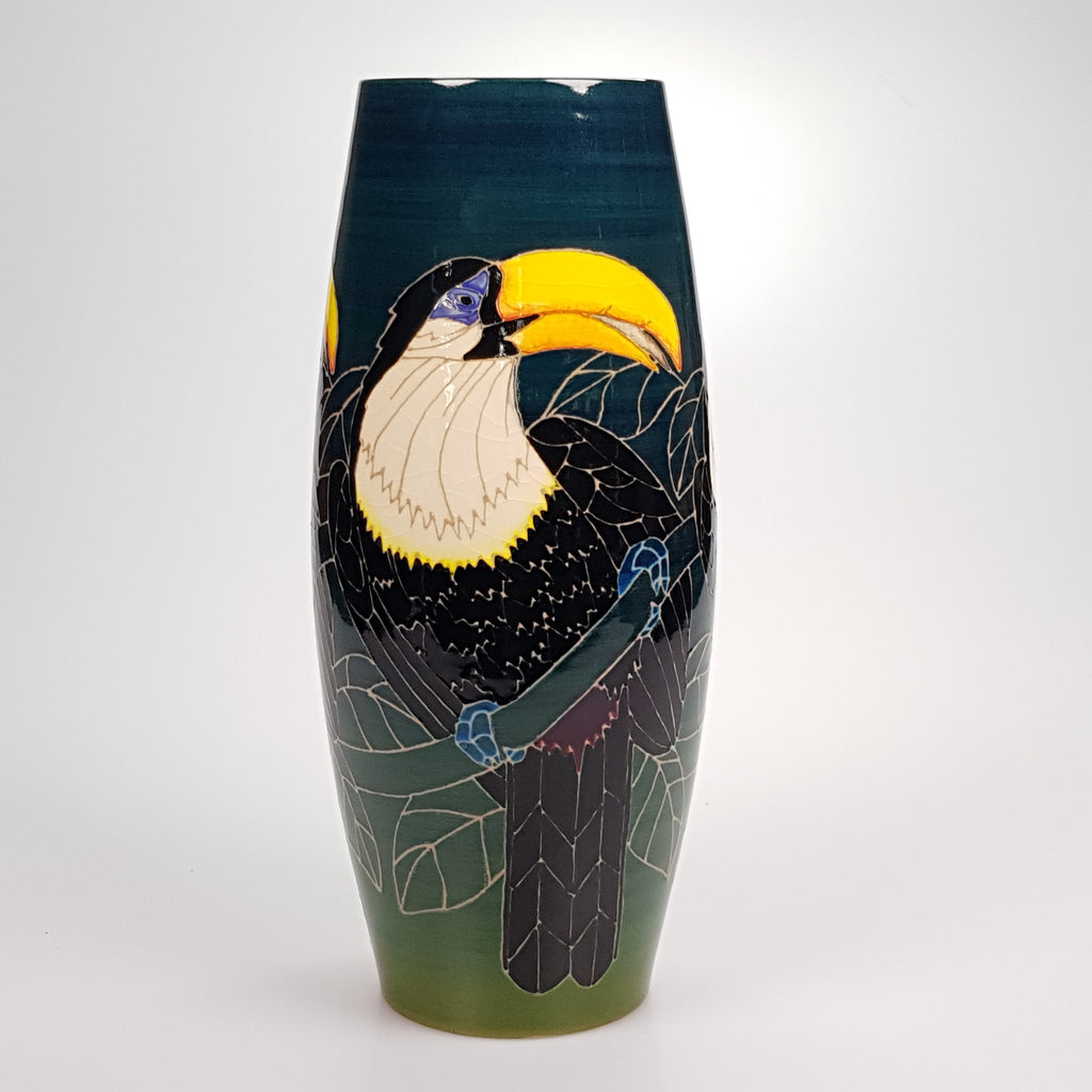 Dennis Chinaworks Toucan Natural Tenpin 10" - uk-art-pottery-test-site