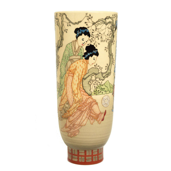 Dennis Chinaworks Sally Tuffin Chinese Football - uk-art-pottery-test-site