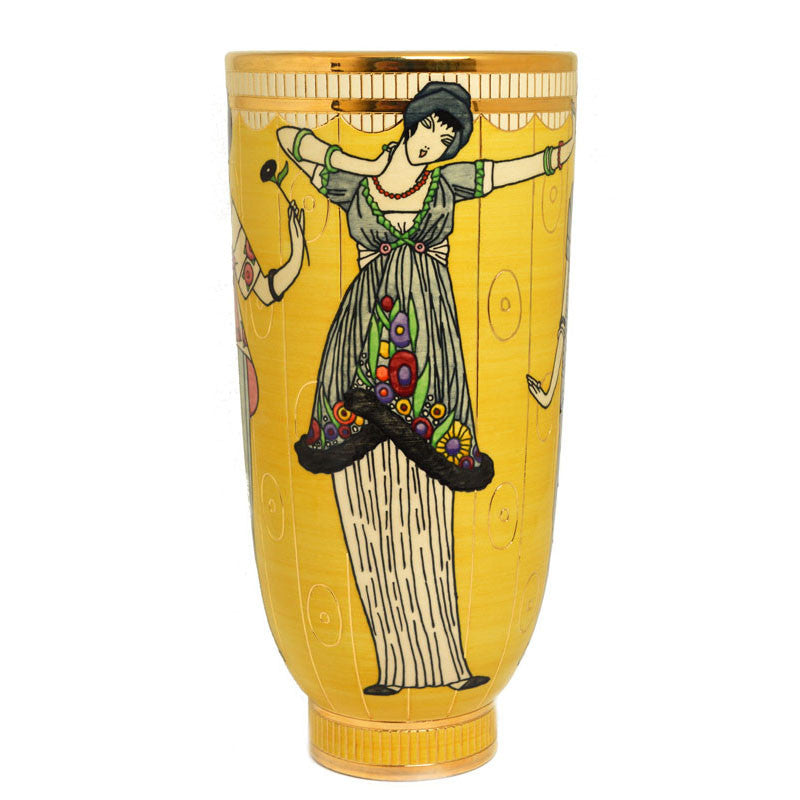 Dennis Chinaworks Sally Tuffin Yellow Poiret - uk-art-pottery-test-site