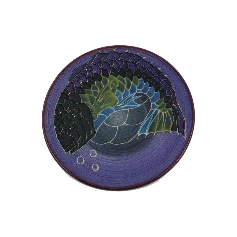 Dennis Chinaworks Sea Bream Standard Roundel 6" - uk-art-pottery-test-site